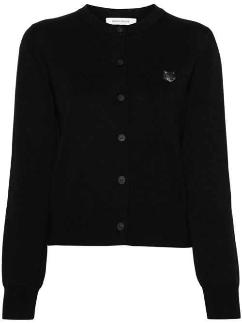 CARDIGAN BLACK Maison Kitsuné | MW00508KT1036P199